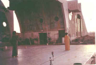 Summer Solstice performance ritual Acosanti, Arizona 1979